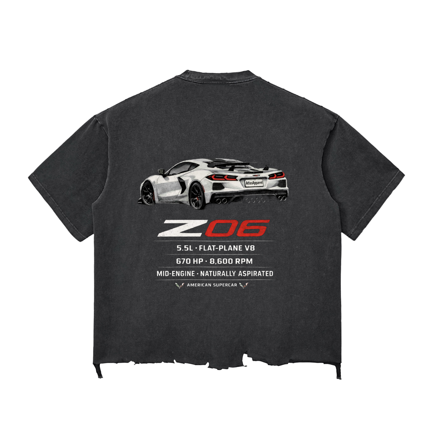 Snow Washed Corvette Tee