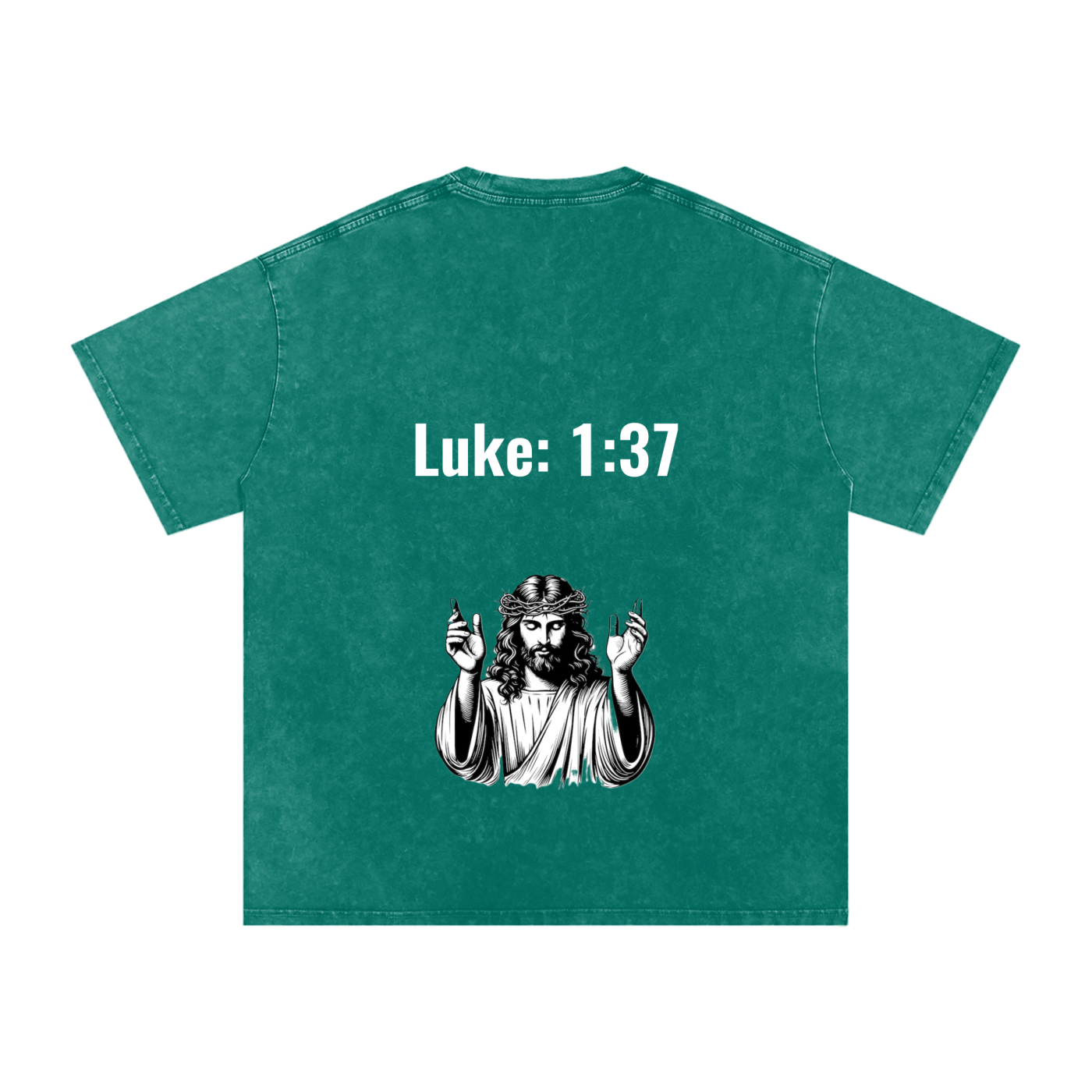 Luke 1:37 Oversized Tee