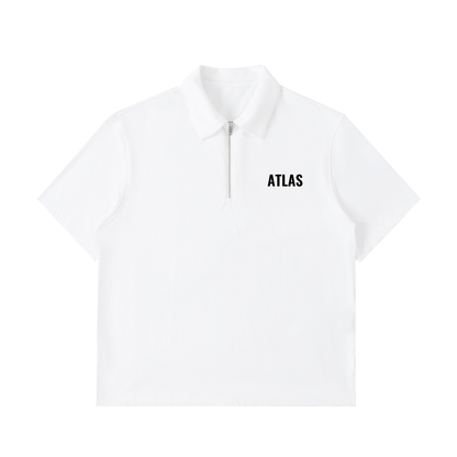 Half zip atlas polo