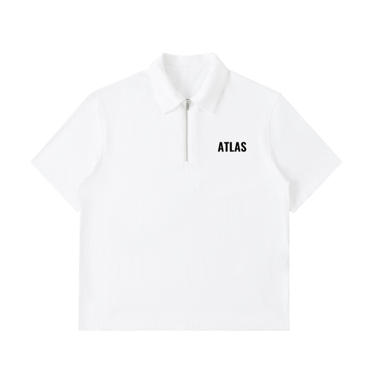 Half zip atlas polo