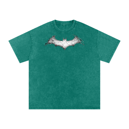 Batman Snow Washed Oversized Jesus Tee