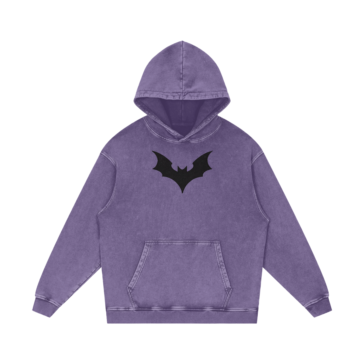 Snow Washed Bat Hoodie