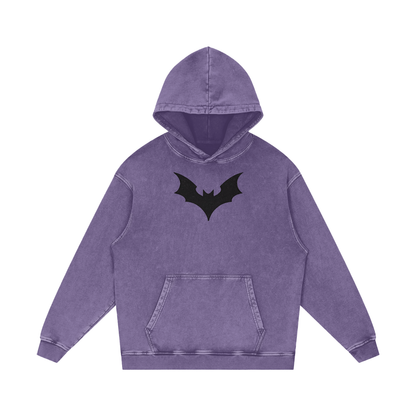 Snow Washed Bat Hoodie