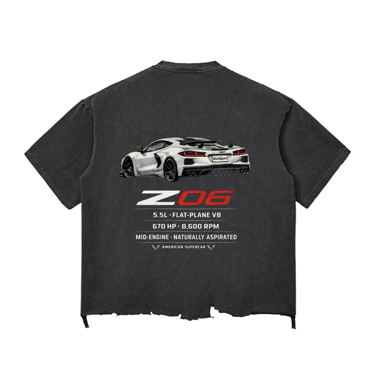Snow Washed Corvette Tee