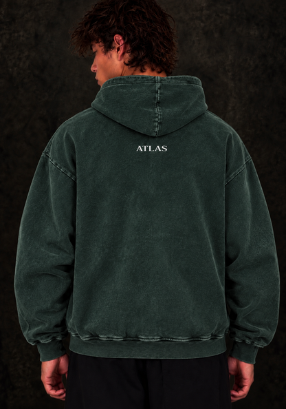 BAT SNOW WASHED HOODIE
