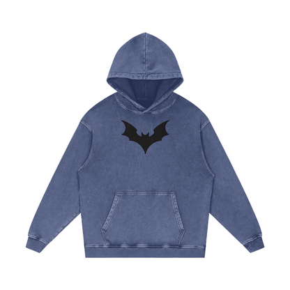 Snow Washed Bat Hoodie