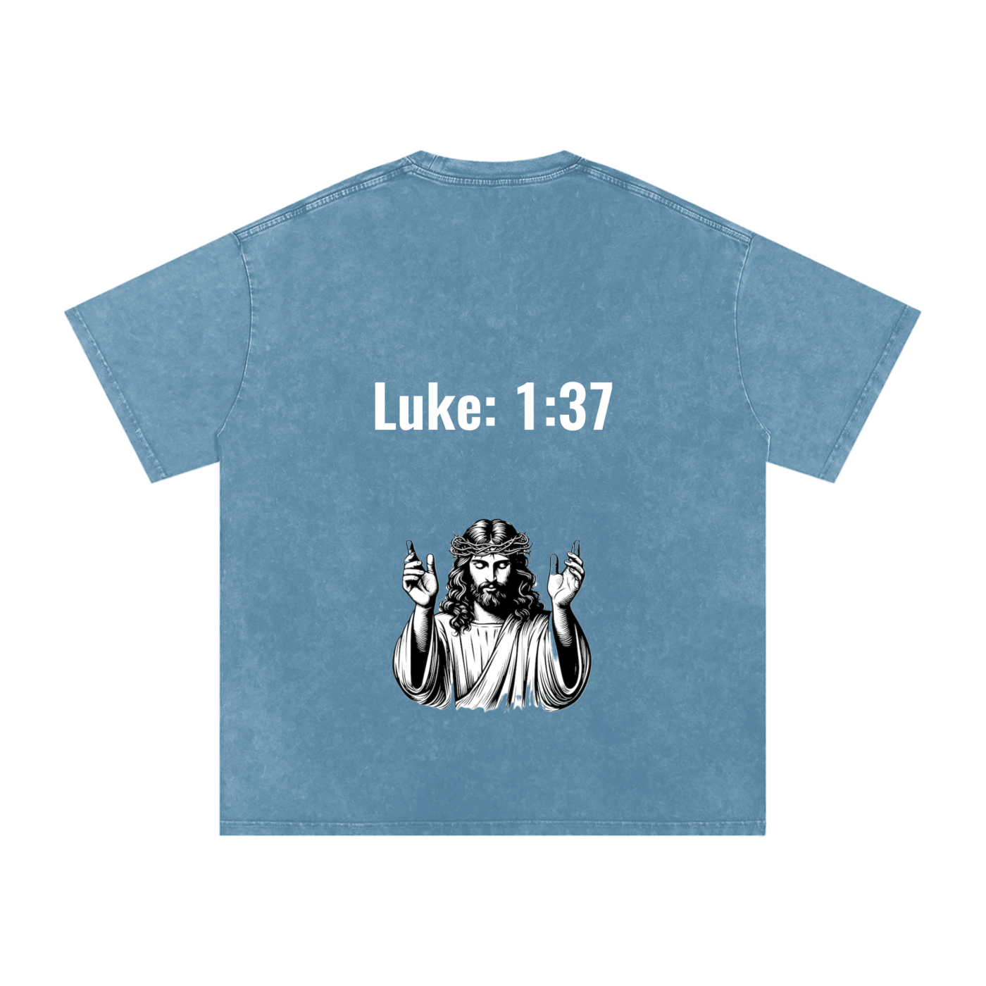 Luke 1:37 Oversized Tee