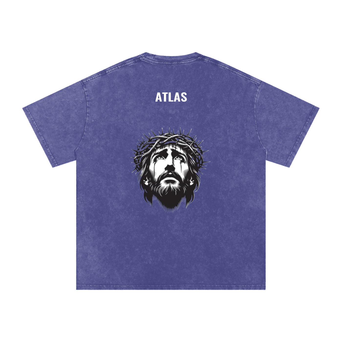 Batman Snow Washed Oversized Jesus Tee
