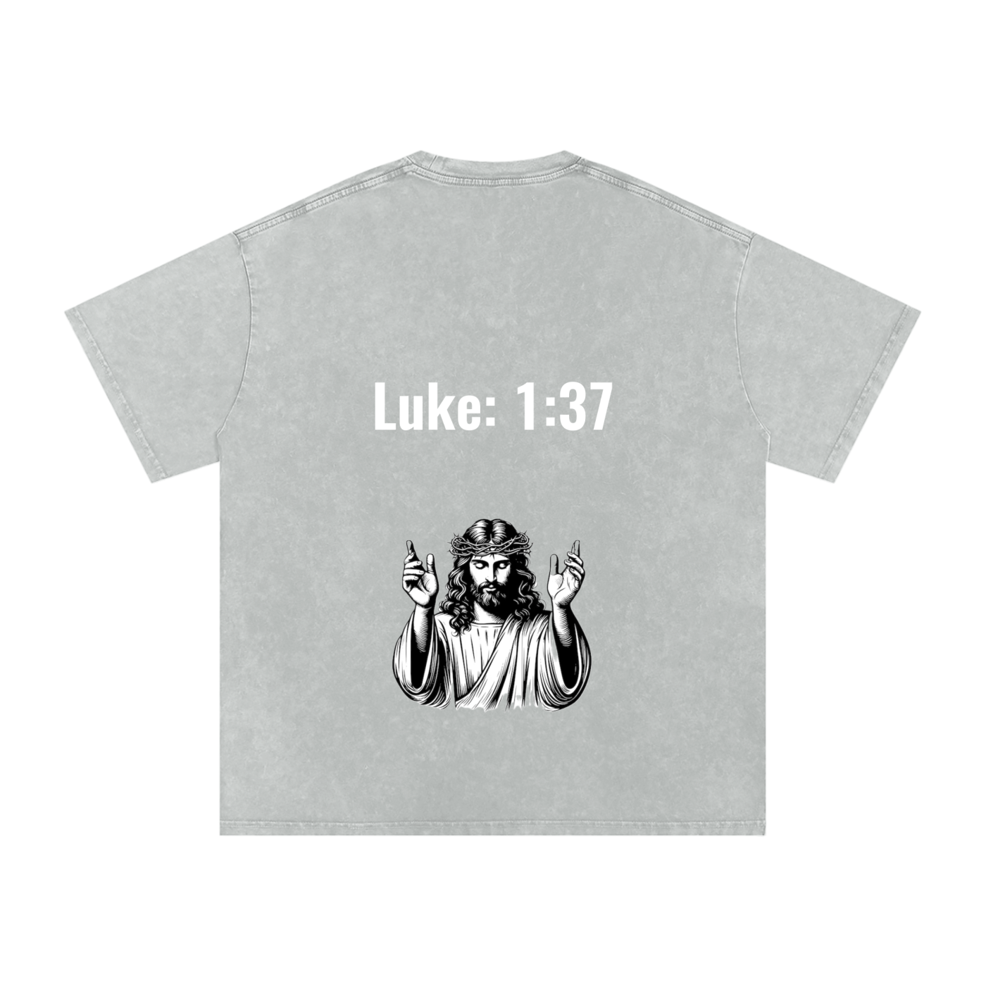 Luke 1:37 Oversized Tee