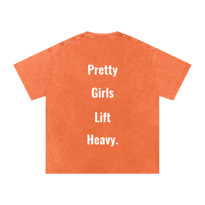 Pretty Girls Lift Heavy Oversized Tee
