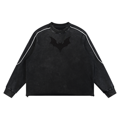 Mineral Wash Bat Sweatshirt