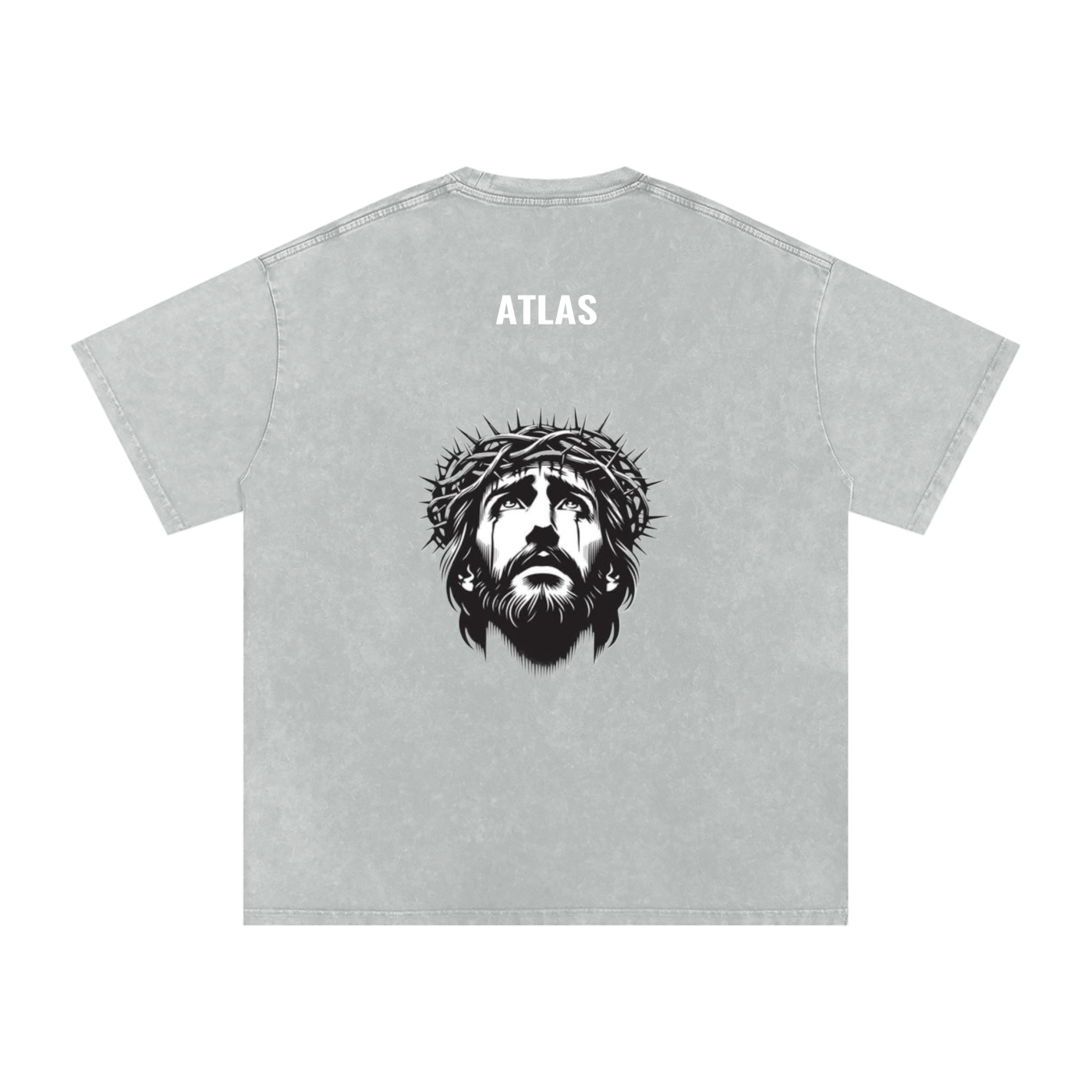 Batman Snow Washed Oversized Jesus Tee