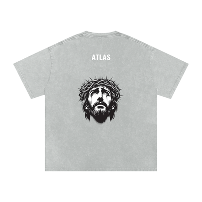 Batman Snow Washed Oversized Jesus Tee