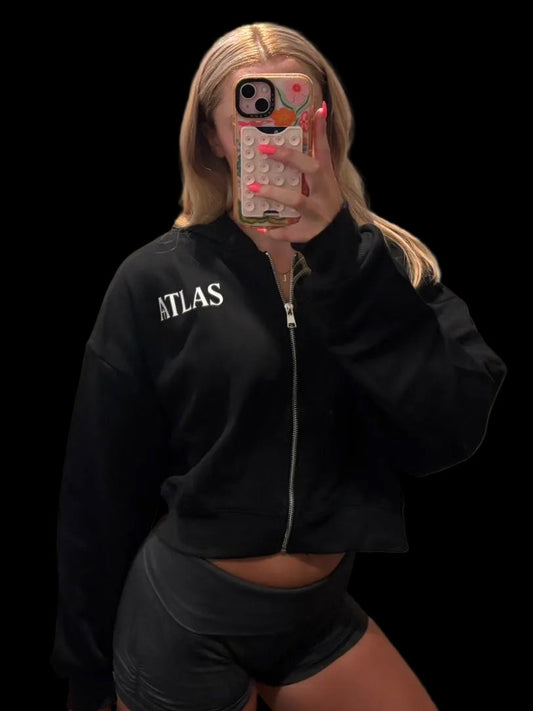 WOMENS CROPPED HOODIE