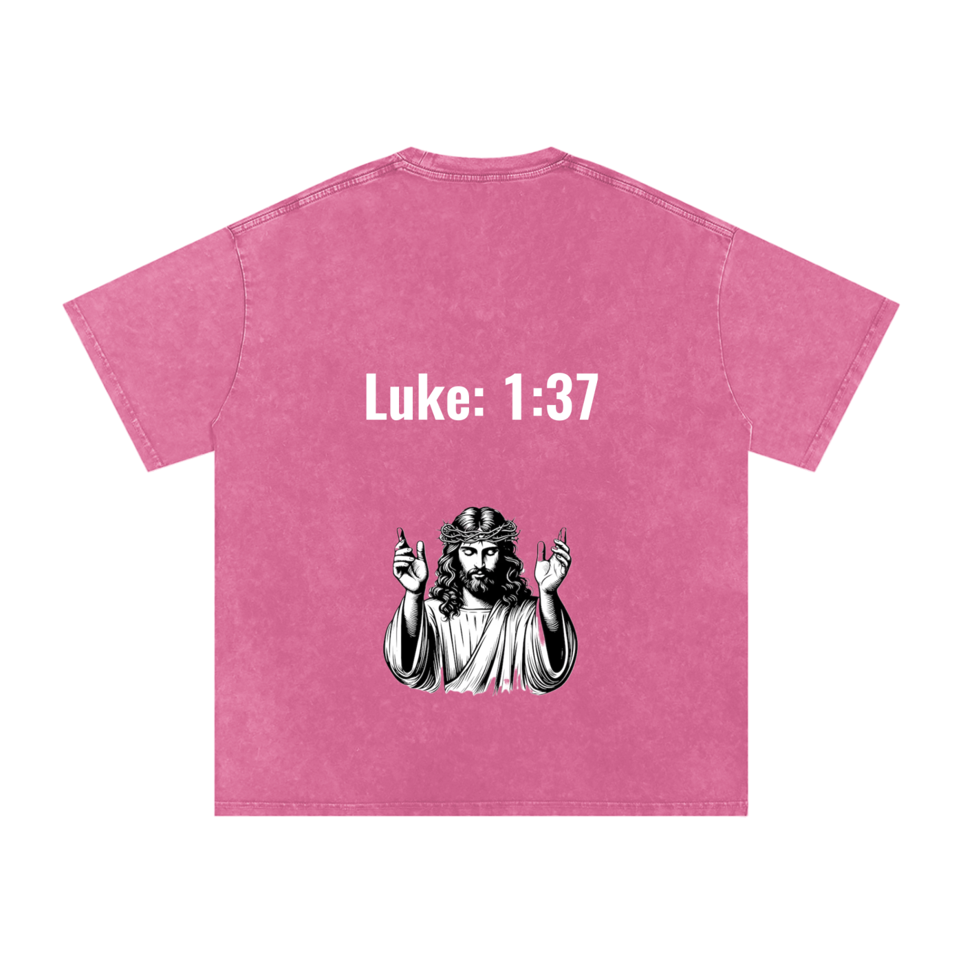 Luke 1:37 Oversized Tee