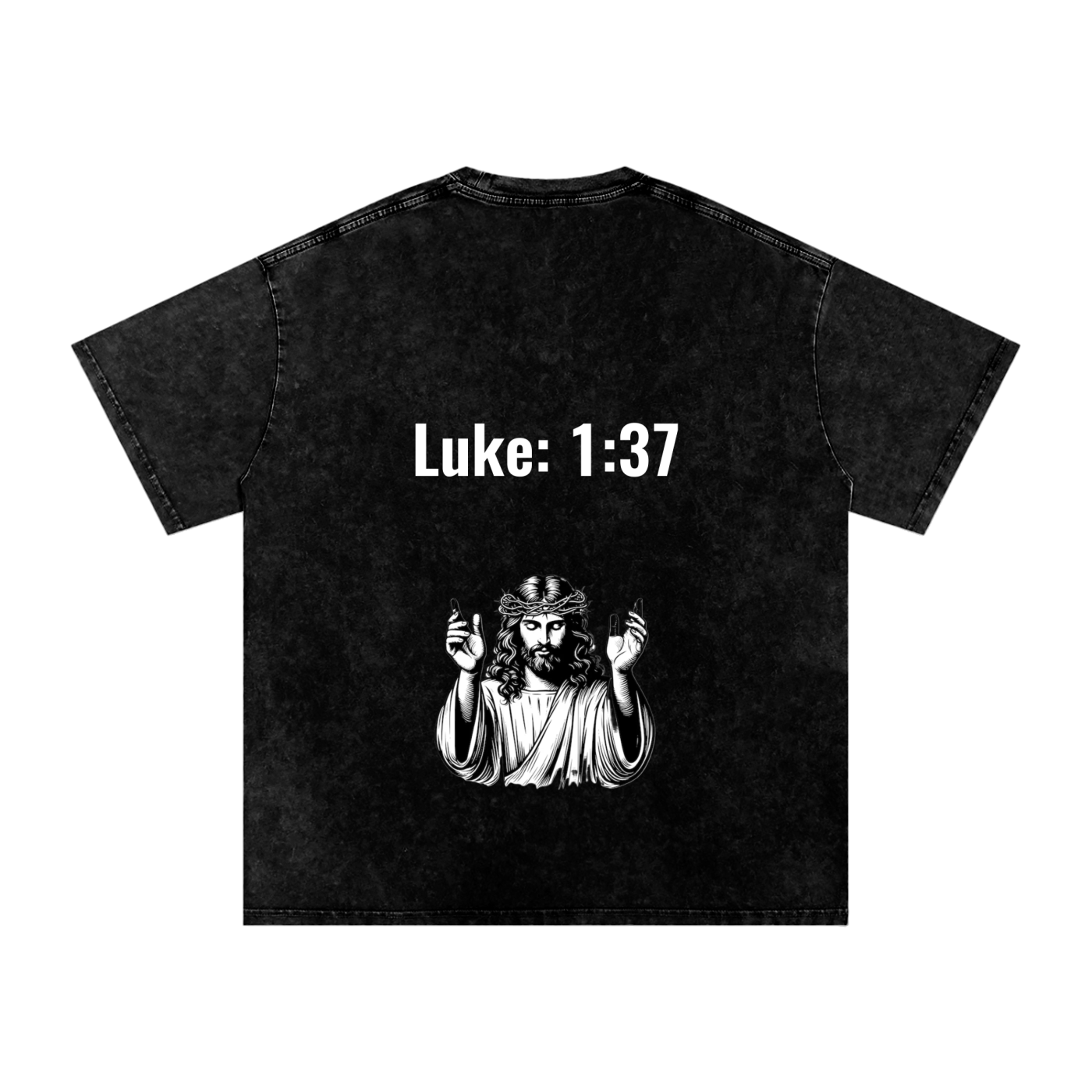 Luke 1:37 Oversized Tee