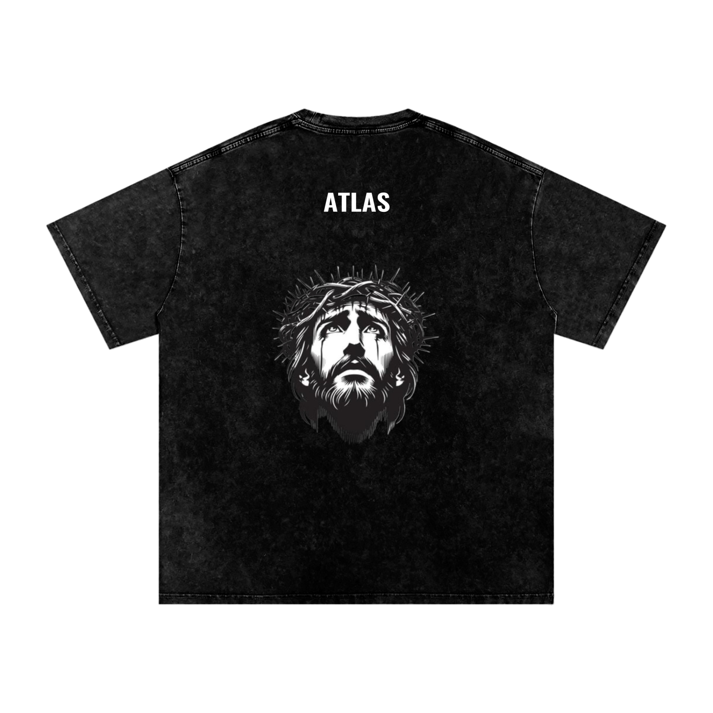 Batman Snow Washed Oversized Jesus Tee