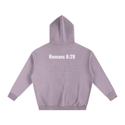 Oversize Romans 8:28 hoodie