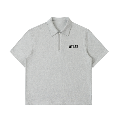Half zip atlas polo