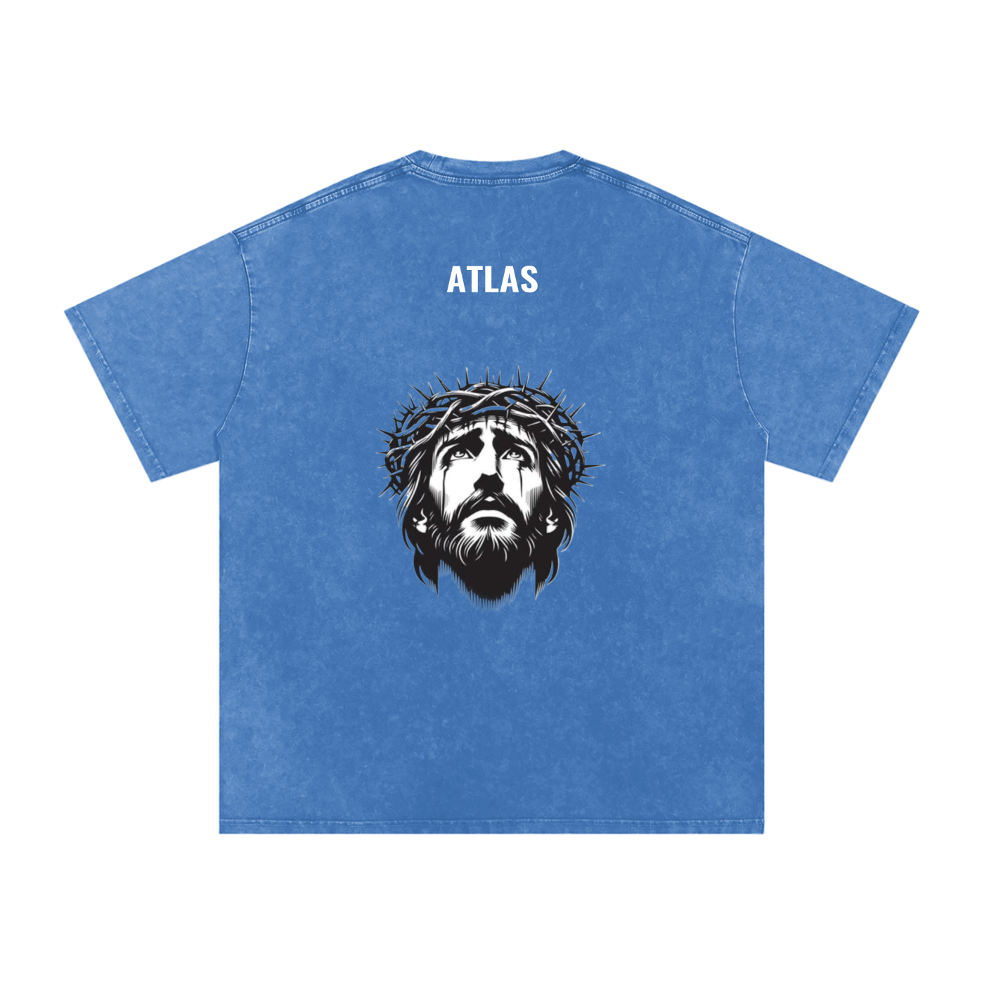 Batman Snow Washed Oversized Jesus Tee