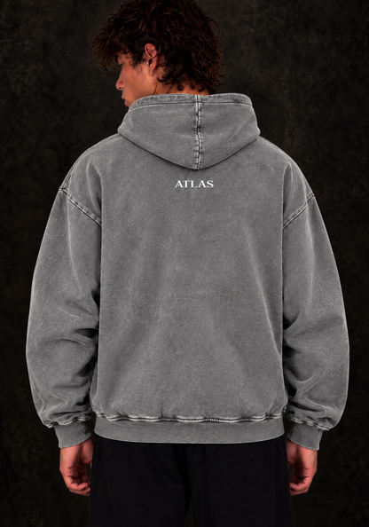 BAT SNOW WASHED HOODIE