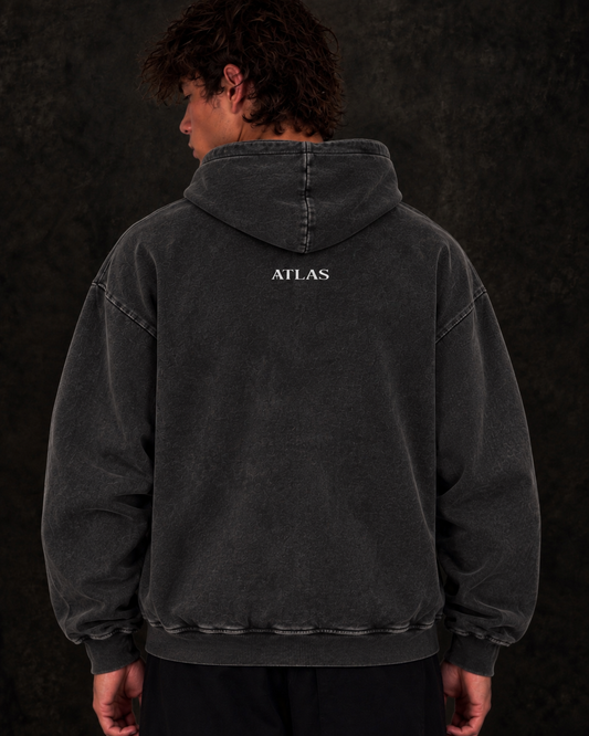 BAT SNOW WASHED HOODIE