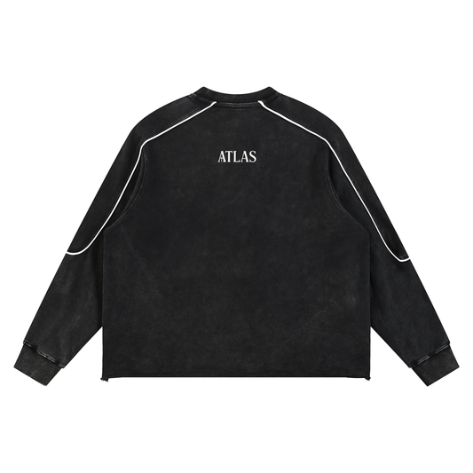 Mineral Wash Bat Sweatshirt