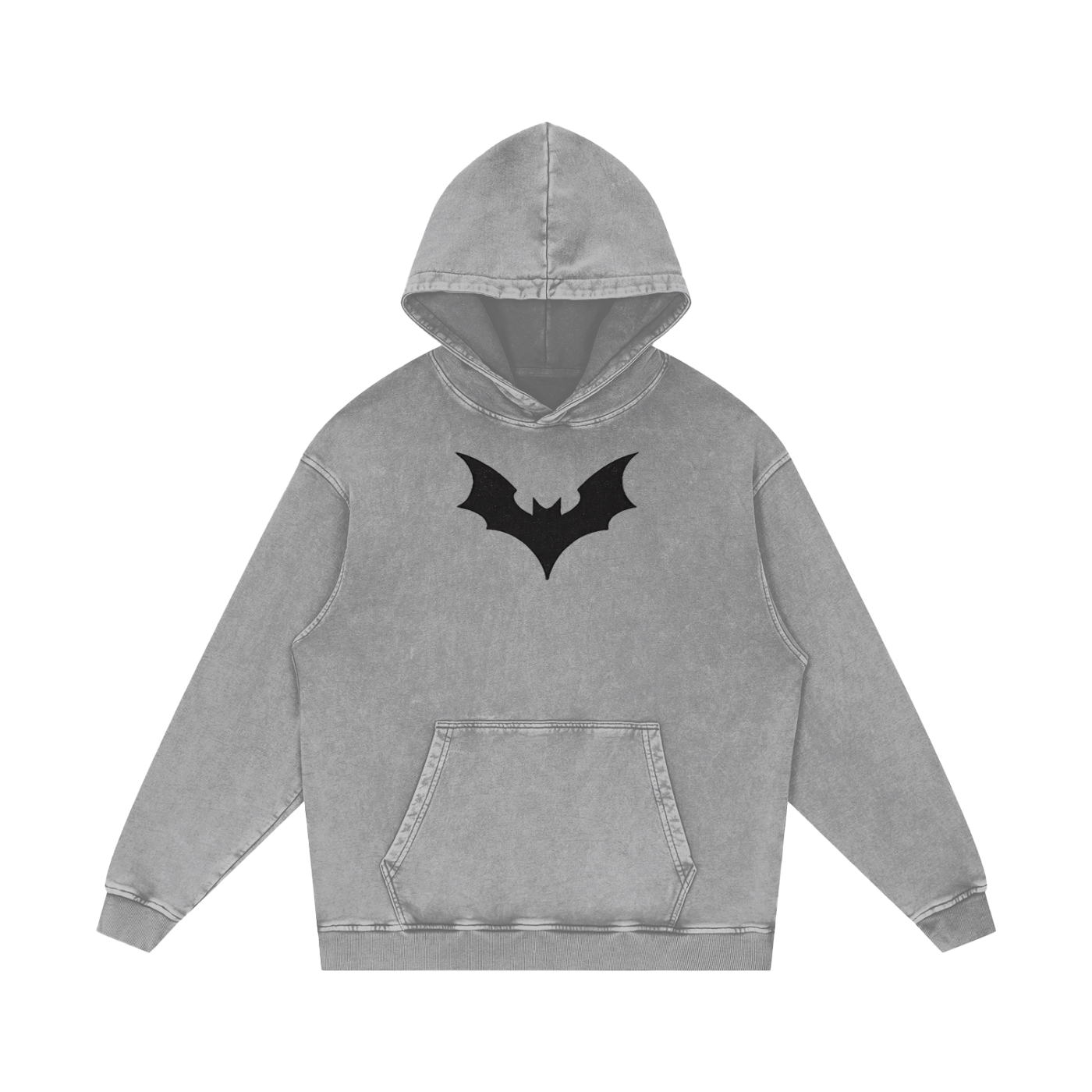 Snow Washed Bat Hoodie