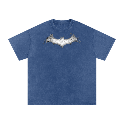 Batman Snow Washed Oversized Jesus Tee