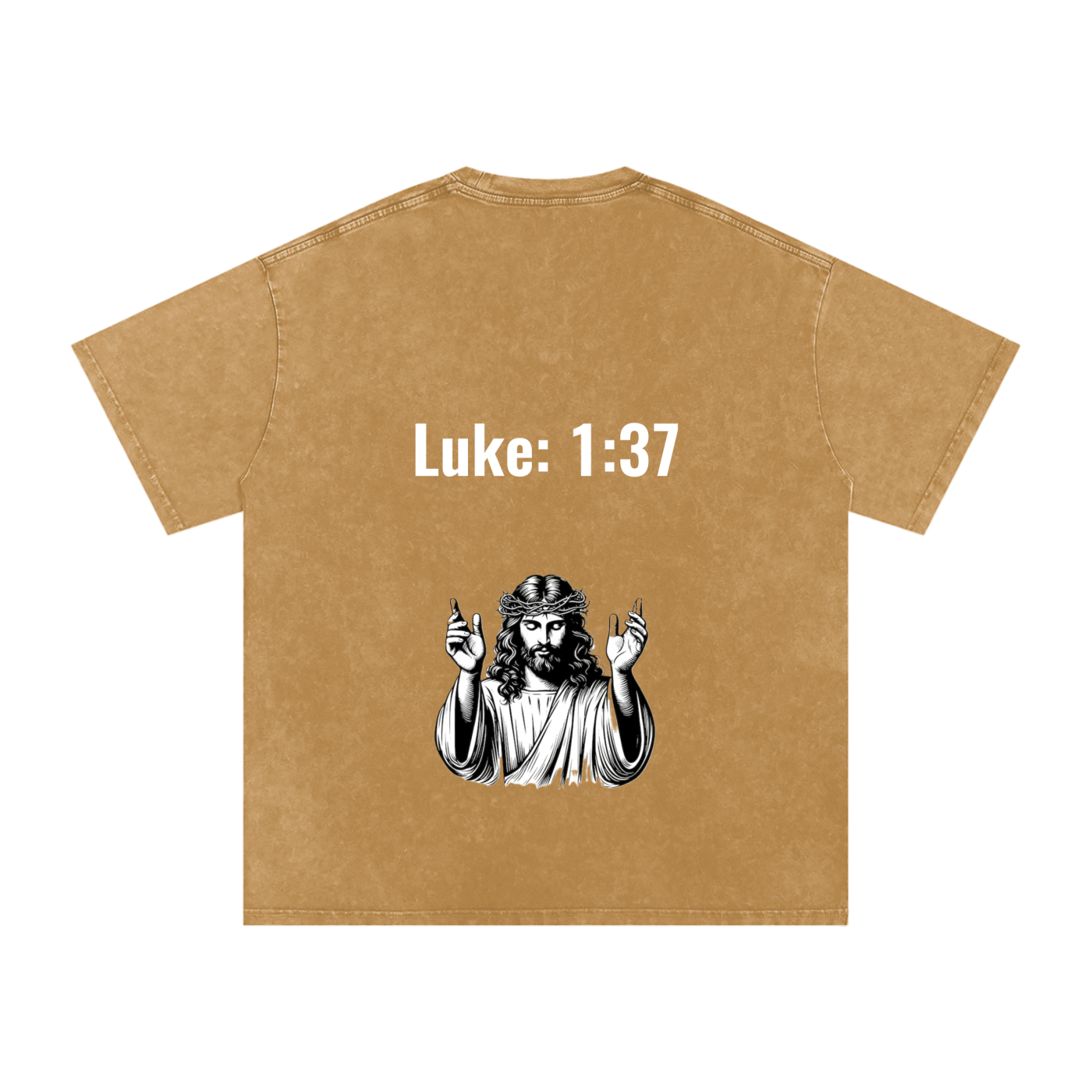 Luke 1:37 Oversized Tee