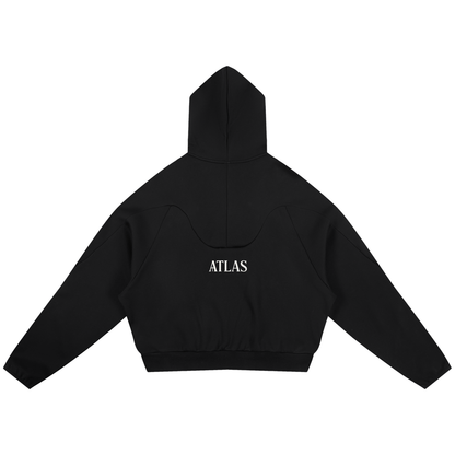 Curved Panel Atlas Raglan Hoodie