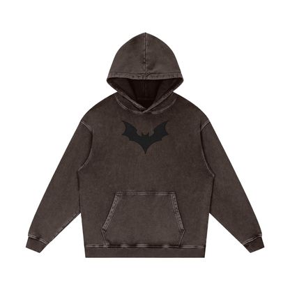 Snow Washed Bat Hoodie