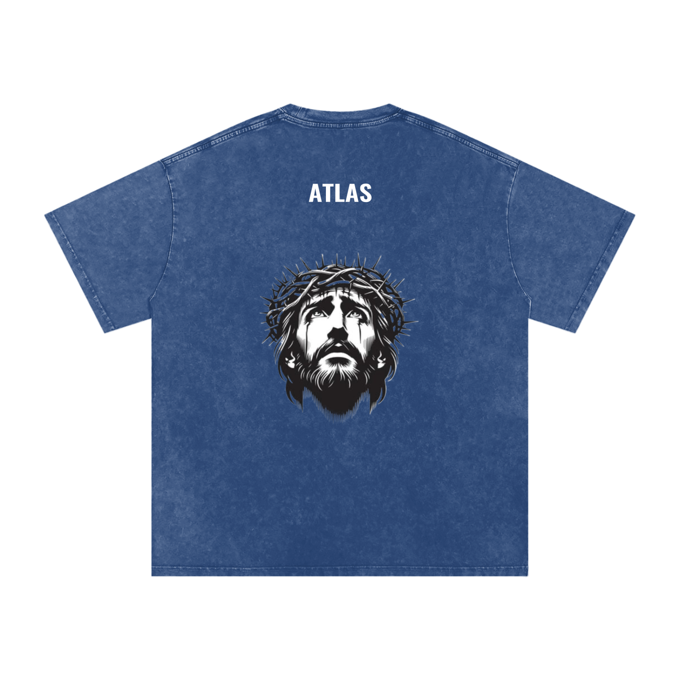Batman Snow Washed Oversized Jesus Tee