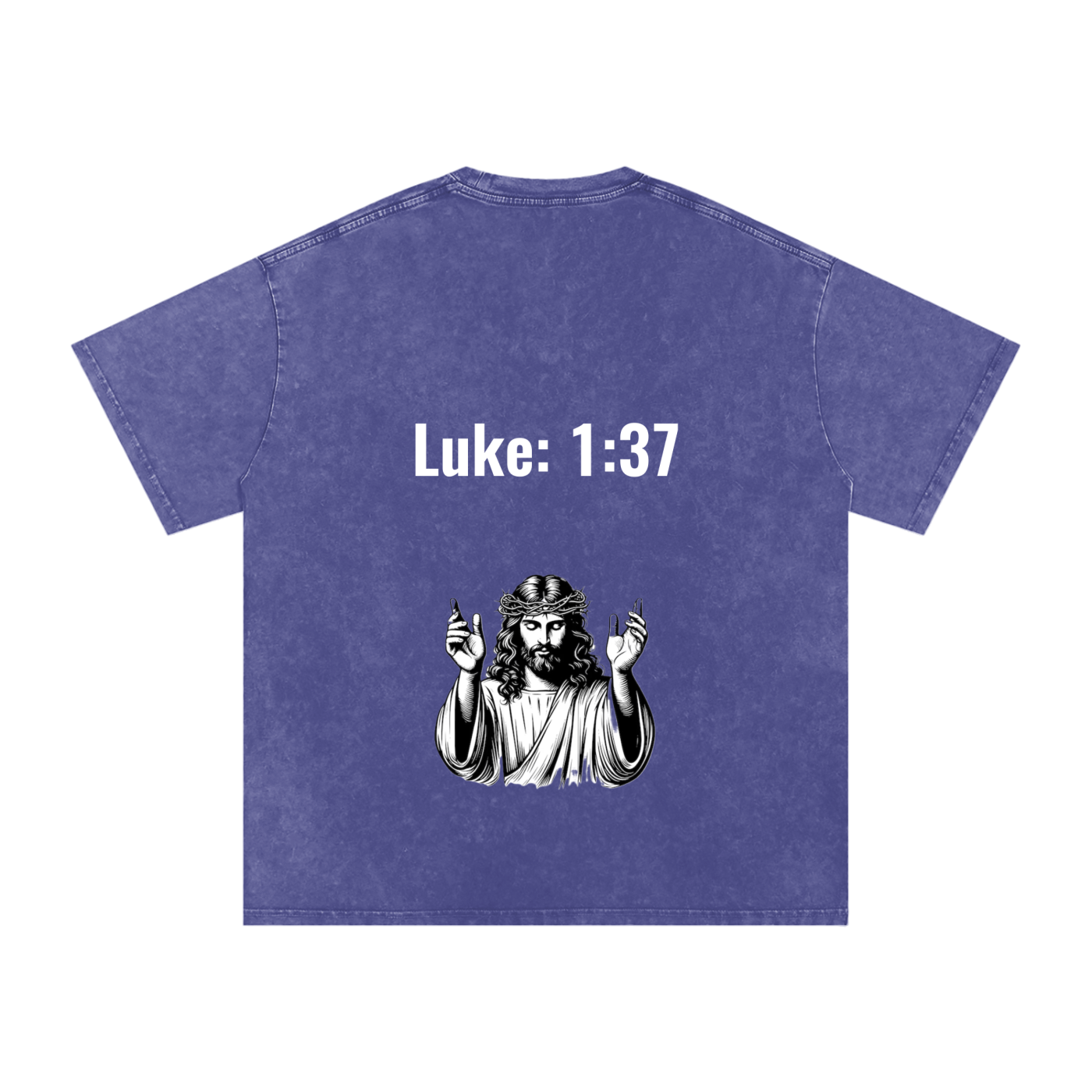 Luke 1:37 Oversized Tee