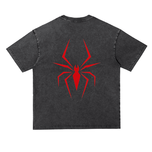 Spider Snow Washed Oversized Tee
