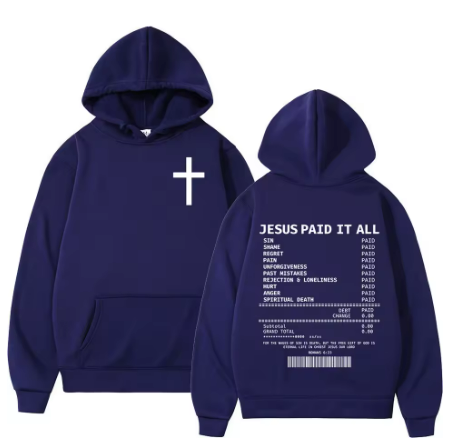 Atlas Jesus Paid It All Hoodie