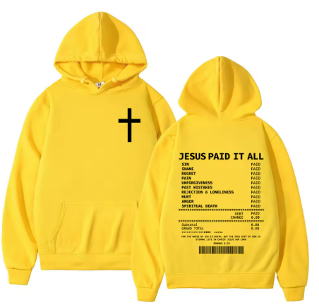 Atlas Jesus Paid It All Hoodie